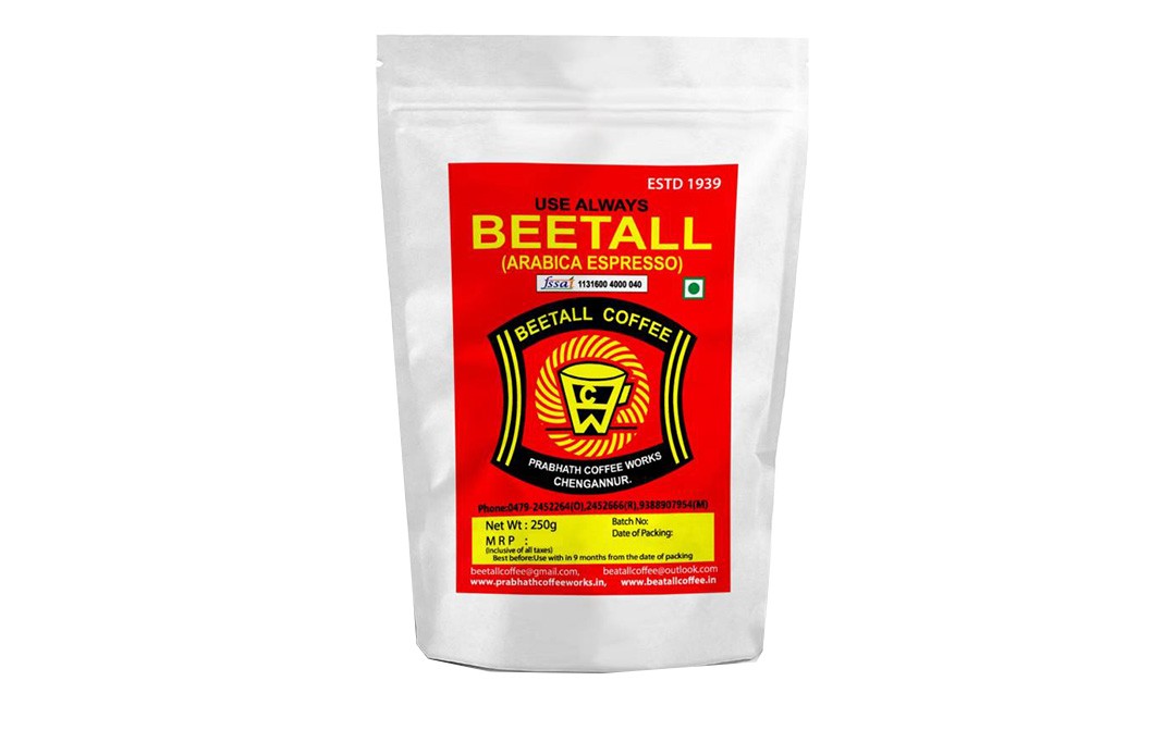 Beetall Arabica Expresso Coffee Powder   Pack  250 grams